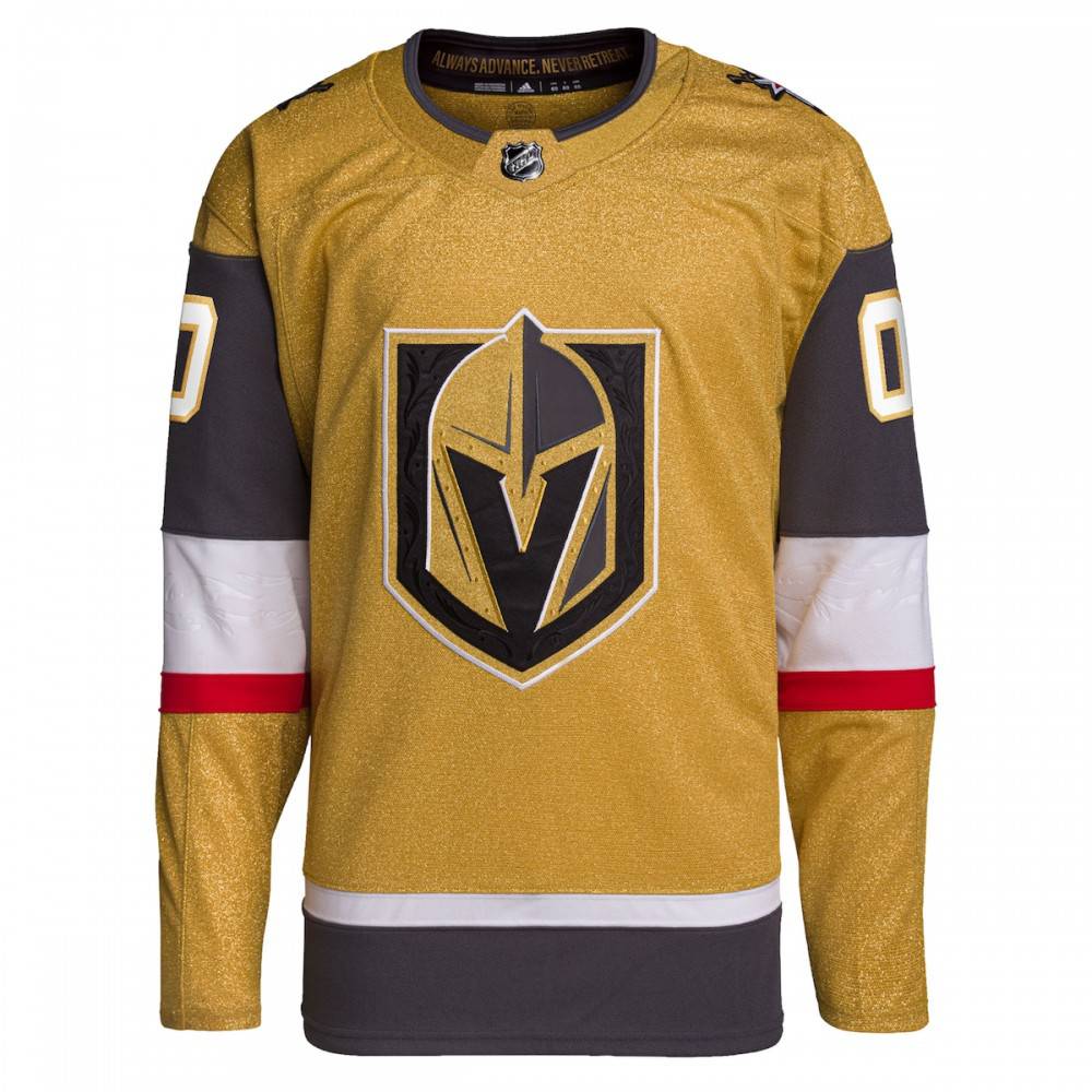 Vegas Golden Knights adidas Alternate Authentic Primegreen Custom Jersey - Gold-Pro Kit Vault | Brand New 26/27 Sports Jerseys